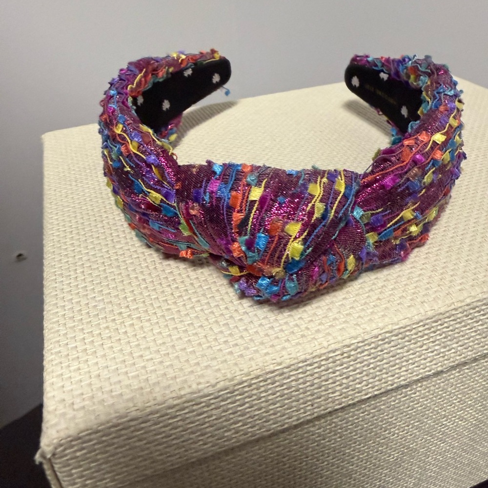 Lele pink confetti Colorful Knotted Headband